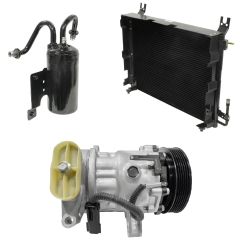 2002 Dodge Ram 3500 Base 5.9L Compressor and Condenser Kit (KT EF21A-N)