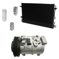 2007 Dodge Caravan SE 2.4L Compressor and Condenser Kit (KT EF33A-N)