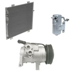 2008 Dodge Dakota Sport 3.7L Compressor and Condenser Kit (KT EF34A)