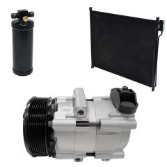 2000 Ford F53 Base 6.8L Compressor and Condenser Kit (KT EF44A-N)