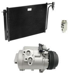 2001 BMW X5 3.0i 3.0L Compressor and Condenser Kit (KT EF46A-N)