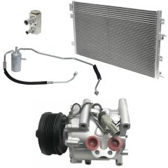 2001 Chrysler Sebring LX 2.4L Compressor and Condenser Kit (KT EF51A-N)