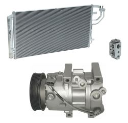 2016 Kia Optima LX 2.4L Compressor and Condenser Kit (KT EG56A-N)