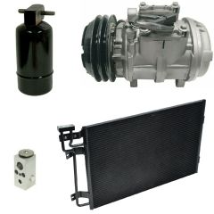 1990 Dodge B250 Base 3.9L Compressor and Condenser Kit (KT EG89A)