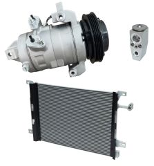 2012 Ford Mustang Base 3.7L Compressor and Condenser Kit (KT EH84A-N)