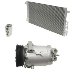 2007 Saturn Aura Green Line 2.4L Compressor and Condenser Kit (KT EH93A-N)