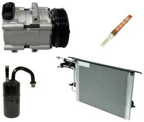 1996 Ford Contour GL 2.5L Compressor and Condenser Kit (KT EH96A-N)