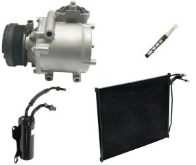 2007 Ford E-150 Base 4.6L Compressor and Condenser Kit (KT EI15A)