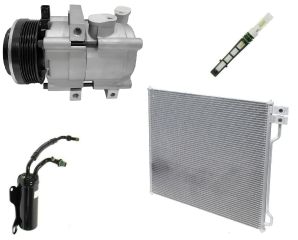 2009 Ford E-150 Base 4.6L Compressor and Condenser Kit (KT EI24A-N)