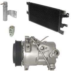2012 Jeep Compass Limited 2.4L Compressor and Condenser Kit (KT EI37B)