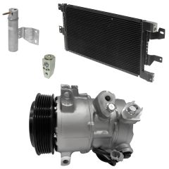 2015 Jeep Compass Limited 2.4L Compressor and Condenser Kit (KT EI47A-N)