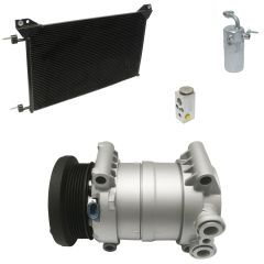 2004 Hummer H1 Base 6.5L Compressor and Condenser Kit (KT EI76A)