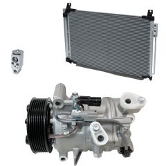 2018 Infiniti Q50 Luxury 3.7L Compressor and Condenser Kit (KT EI77A-N)