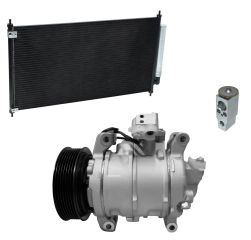 2013 Honda Accord LX 2.4L Compressor and Condenser Kit (KT EI86A-N)