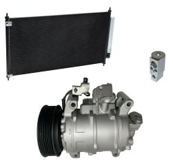 2013 Honda Accord LX 2.4L Compressor and Condenser Kit (KT EI86A)