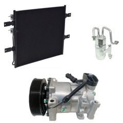 2009 Dodge Ram 4000 Base 5.9L Compressor and Condenser Kit (KT F018A-N)