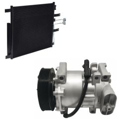 2009 Dodge Ram 4000 Base 5.7L Compressor and Condenser Kit (KT F020A)