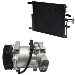 2009 Dodge Ram 4000 Base 5.7L Compressor and Condenser Kit (KT F021A)