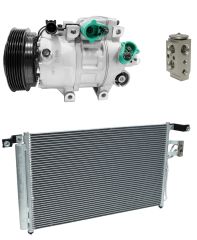 2009 Hyundai Santa Fe SE 3.3L Compressor and Condenser Kit (KT FC52B-N)