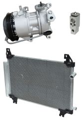 2017 Toyota Yaris Core 1.5L Compressor and Condenser Kit (KT FC55A-N)