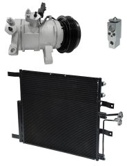 2011 Ram 1500 SXT 4.7L Compressor and Condenser Kit (KT FC66A-N)