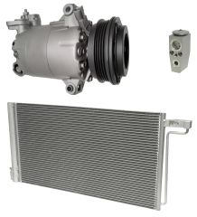 2018 Ford Focus Titanium 2.0L Compressor and Condenser Kit (KT FD13A)