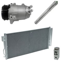 2019 Fiat 500L Urbana 1.4L Compressor and Condenser Kit (KT FD24A-N)