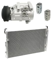 2007 Kia Sedona EX 3.8L Compressor and Condenser Kit (KT FD35A)