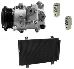 2009 Toyota Highlander Base 2.7L Compressor and Condenser Kit (KT AC25A-N)