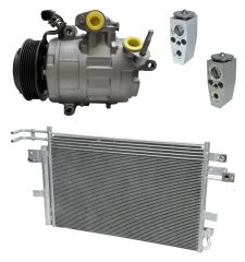 2013 Ford Police Interceptor Utility Base 3.7L Compressor and Condenser Kit (KT AD78B)