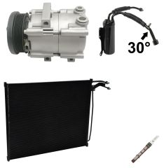 2001 Ford E-150 Econoline Club Wagon XLT 4.2L Compressor and Condenser Kit (KT AE50A)