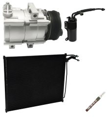 2001 Ford E-350 Econoline Club Wagon XL 6.8L Compressor and Condenser Kit (KT AE56A)