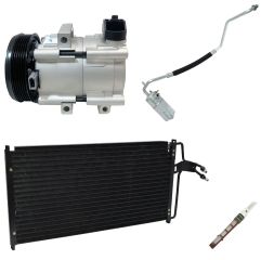 2001 Ford F-150 XL 4.2L Compressor and Condenser Kit (KT AE77A-N)