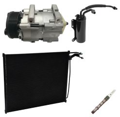2001 Ford E-450 Econoline Super Duty Custom 7.3L Compressor and Condenser Kit (KT AF31A)