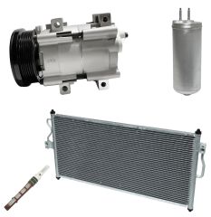 2001 Ford Windstar Limited 3.8L Compressor and Condenser Kit (KT AF37A-N)