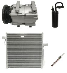 2001 Ford Explorer XLT 5.0L Compressor and Condenser Kit (KT AF49A)