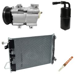 2005 Ford Mustang Base 4.0L Compressor and Condenser Kit (KT AF50A-N)