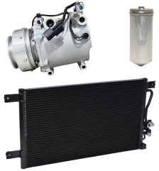 1999 Mitsubishi Montero Sport LS 3.0L Compressor and Condenser Kit (KT AG18A-N)