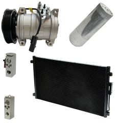 2001 Dodge Caravan SE 2.4L Compressor and Condenser Kit (KT AH25A-N)