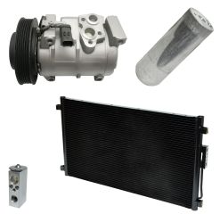 2001 Dodge Caravan SE 2.4L Compressor and Condenser Kit (KT AH26A)