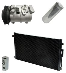 2001 Dodge Caravan SE 2.4L Compressor and Condenser Kit (KT AH27A)