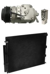 2003 Toyota Land Cruiser Base 4.7L Compressor and Condenser Kit (KT AH74A)