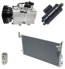 2001 Kia Optima LX 2.4L Compressor and Condenser Kit (KT AI42A-N)