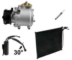 2001 Ford Econoline XL 5.4L Compressor and Condenser Kit (KT CI36A-N)