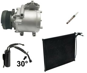 2001 Ford E-150 Econoline Base 4.6L Compressor and Condenser Kit (KT CI36A)
