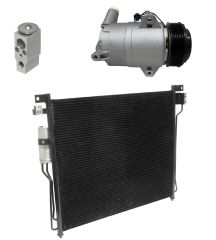 2007 Nissan Pathfinder SE Comfort 4.0L Compressor and Condenser Kit (KT DI84A-N)