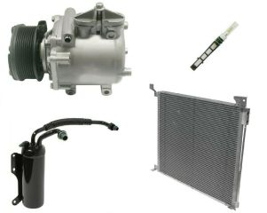 2006 Ford E-350 Super Duty Base 6.0L Compressor and Condenser Kit (KT E057A)