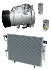 2001 Mitsubishi Montero XLS 3.5L Compressor and Condenser Kit (KT EA26A-N)