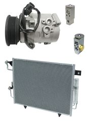 2001 Mitsubishi Montero XLS 3.5L Compressor and Condenser Kit (KT EA26A)