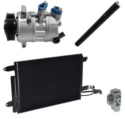 2006 Audi A3 Quattro Base 2.0L Compressor and Condenser Kit (KT EA84A-N)